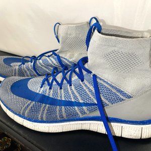 Mens Nike Free Flyknit Mercurial Superfly 'Wolf Grey 11.5